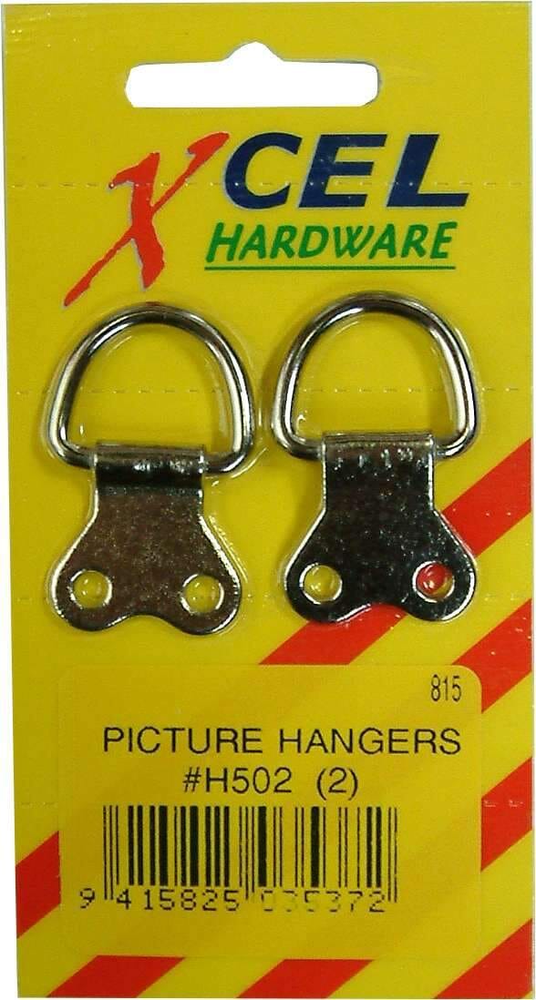 Xcel Picture Hangers #H502 - Large Double Hole 2-pce Carded