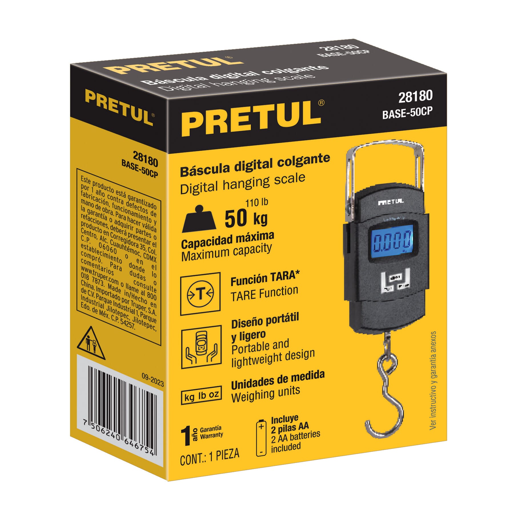 Pretul Hanging Electronic Scale 50kg capacity