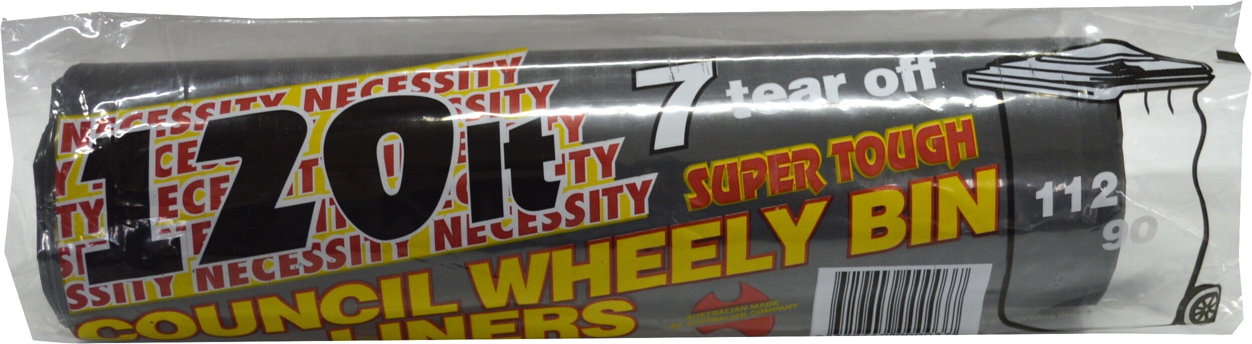 Redback Garbage Bags - Necessity 7-pce 120L