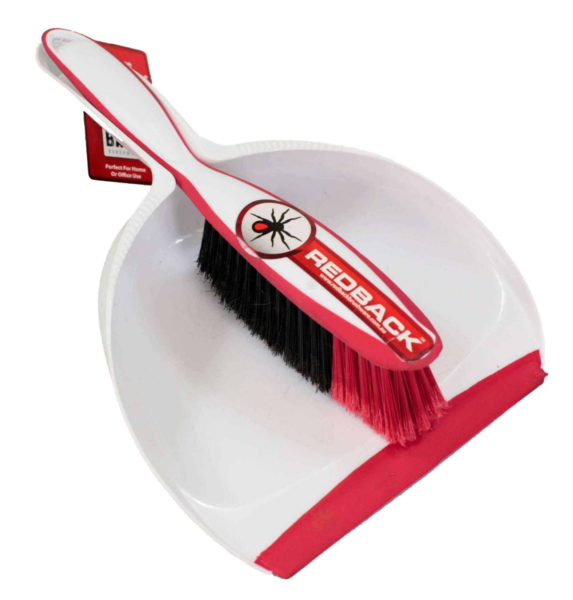 Redback Dust Pan Set - Deluxe White