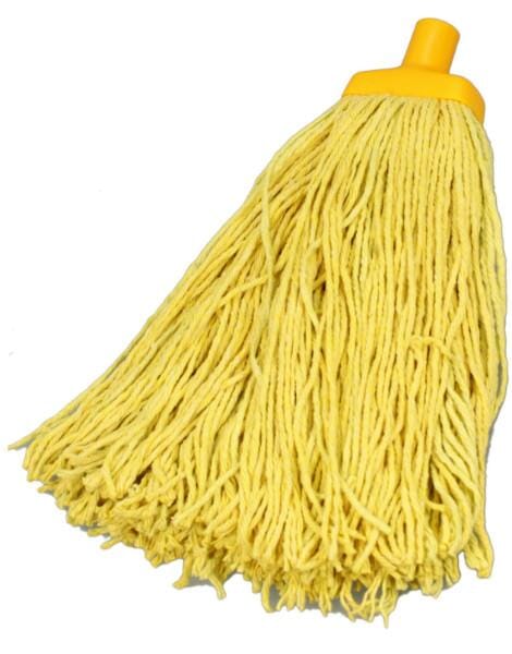 Redback Cotton Mop Head - Commercial Yellow 400gm