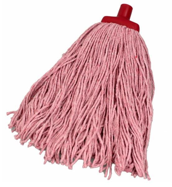 Redback Cotton Mop Head - Commercial Red 400gm