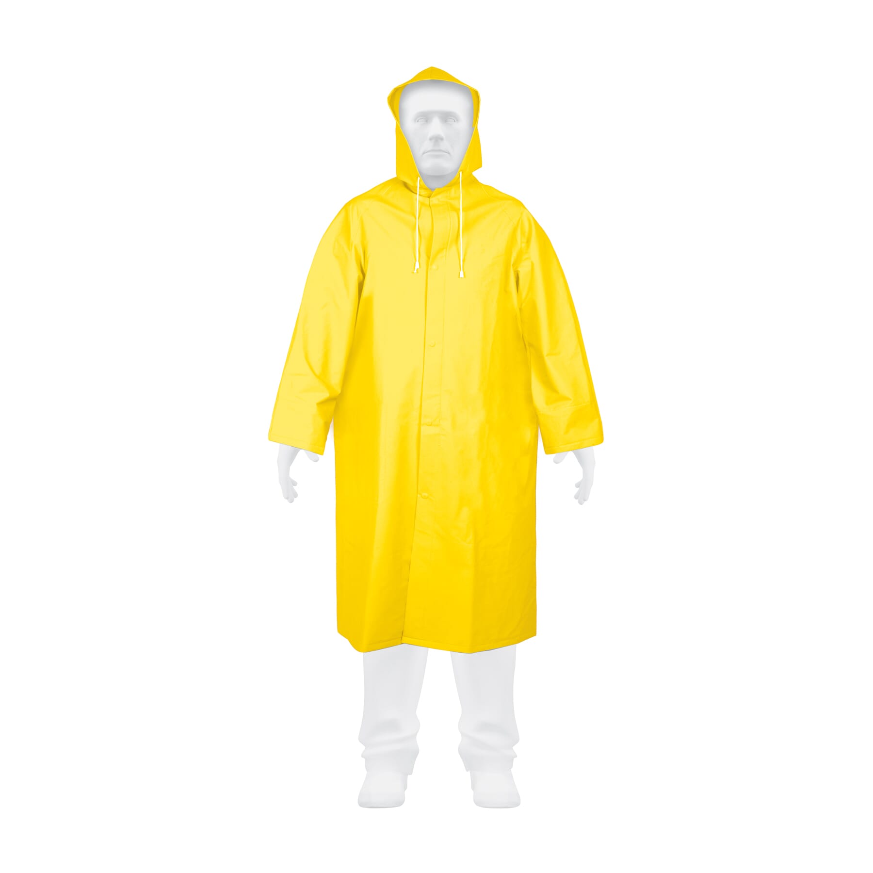 Truper Raincoat - PVC/Poyester Yellow Large