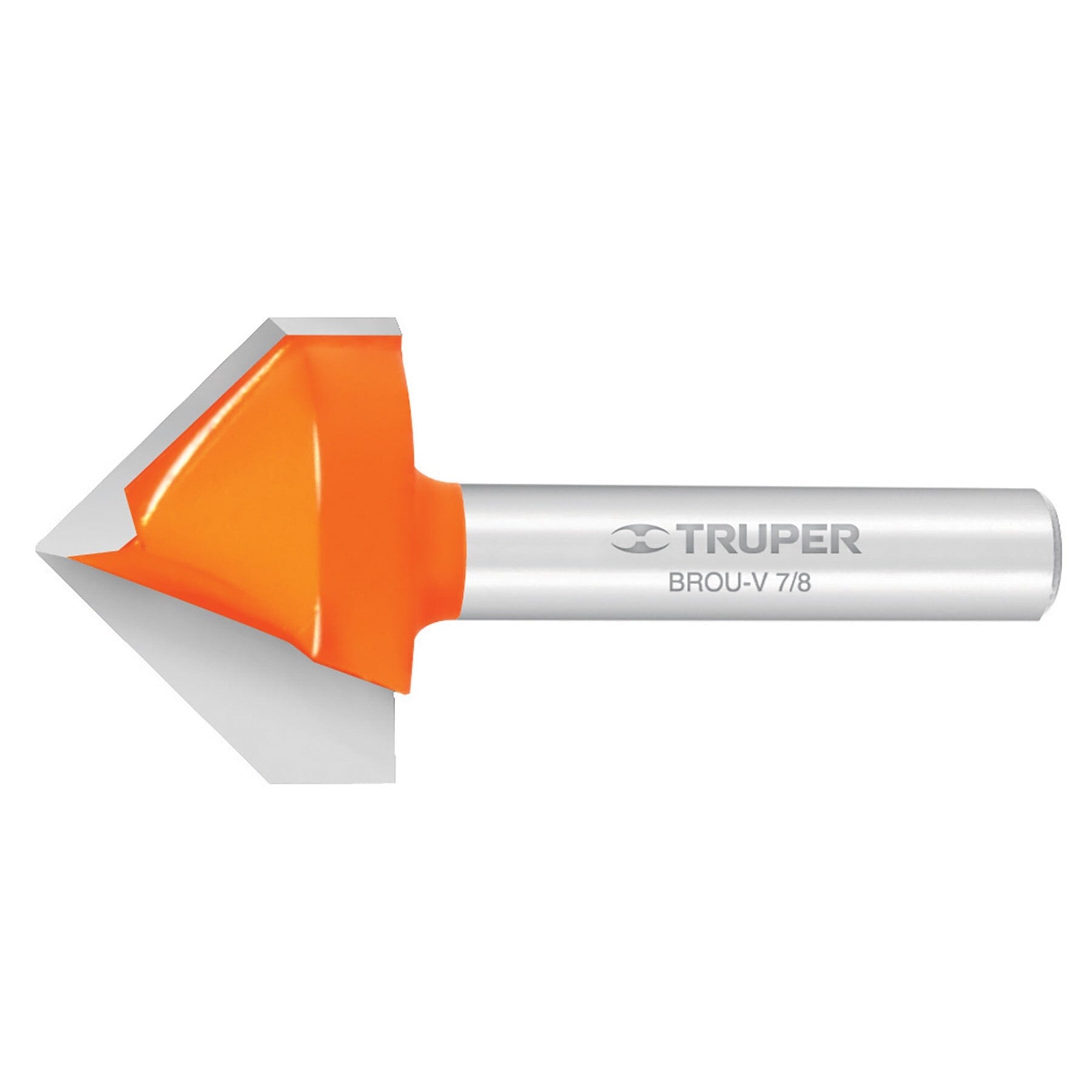 Truper Router Bit V Groove 7/8"