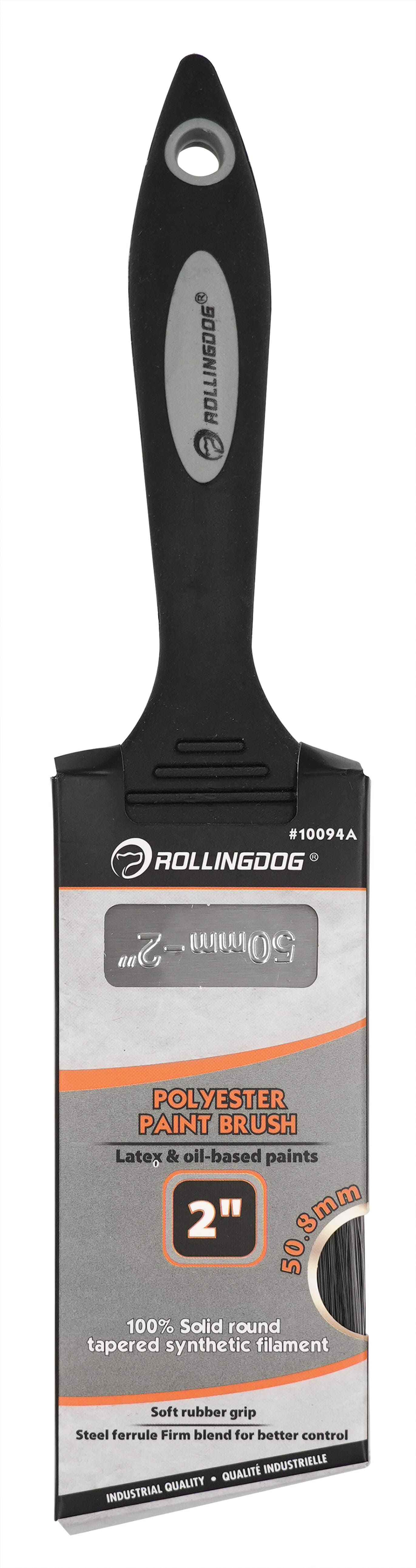 Rolling Dog Paint Brush Angled 50mm