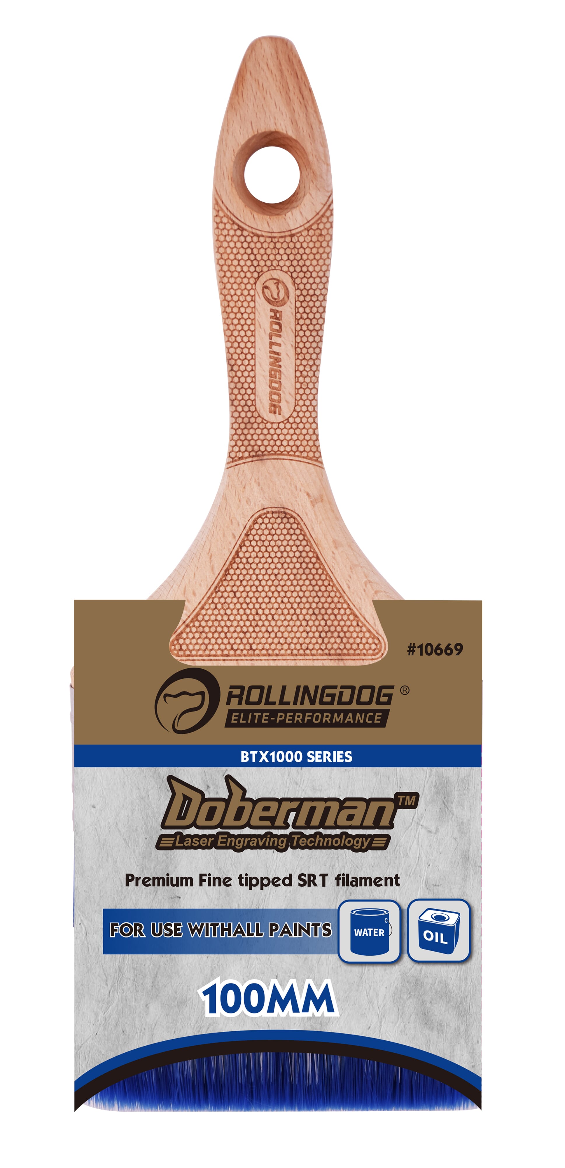 Rolling Dog Paint Brush Premium All Paint 100mm