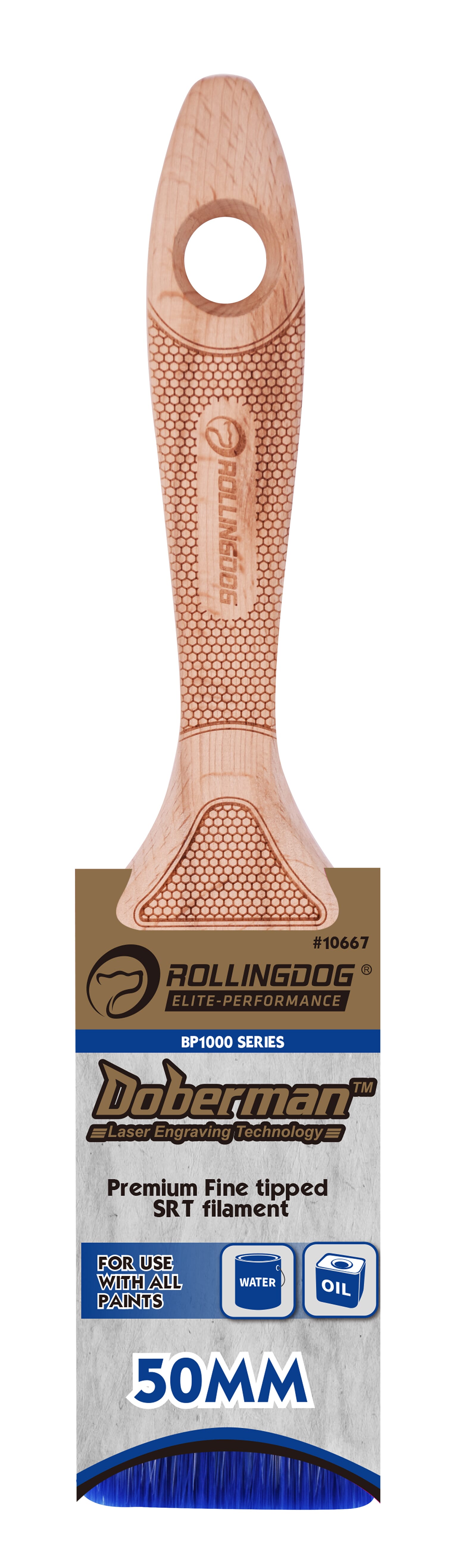 Rolling Dog Paint Brush Premuim All Paint 50mm