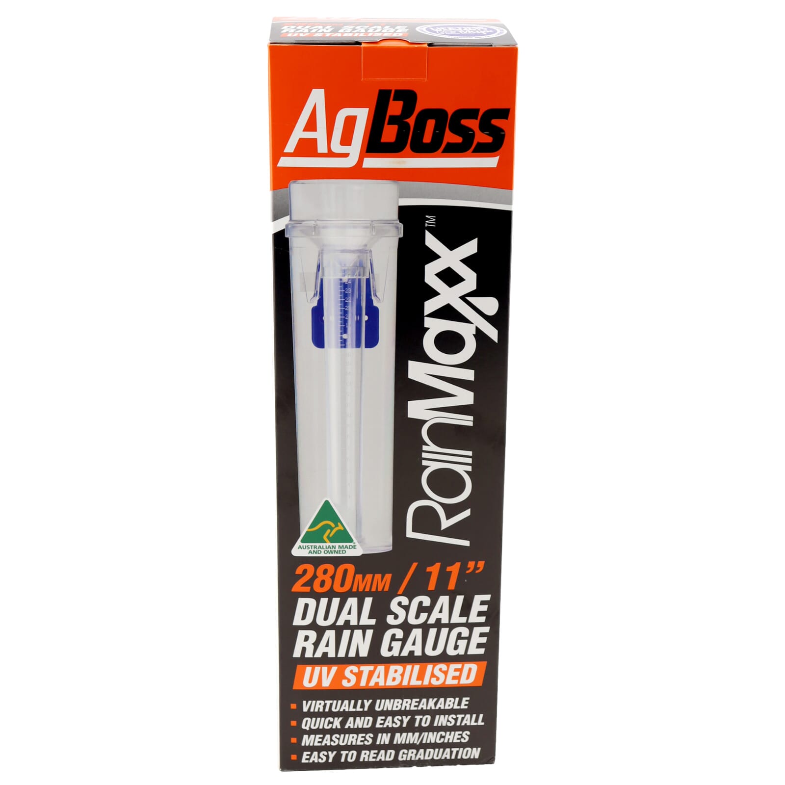 AgBoss Rain Gauge RainMaxx 280mm