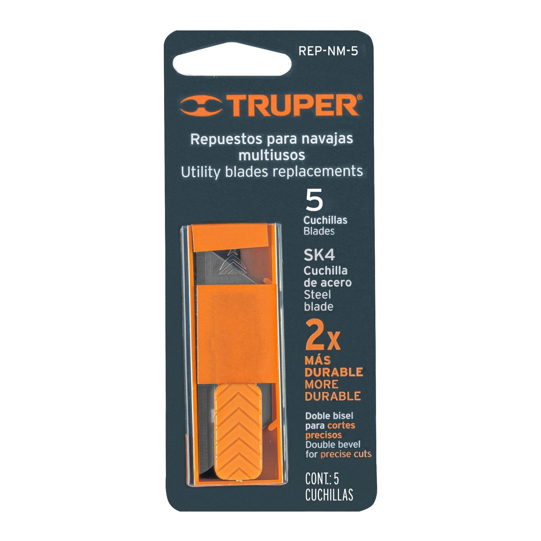 Truper Trimming Knife Blades 16953 5-pce