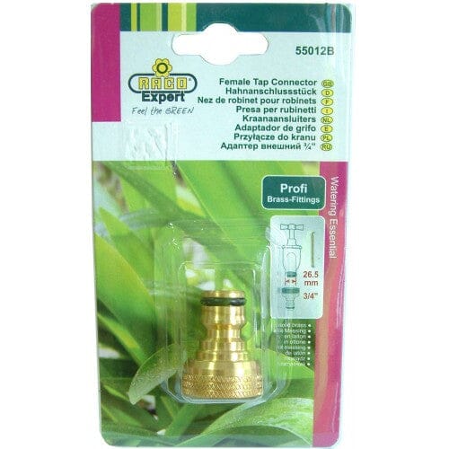 Hose Female Tap Adaptor - Brass Carded 101596 3/4"