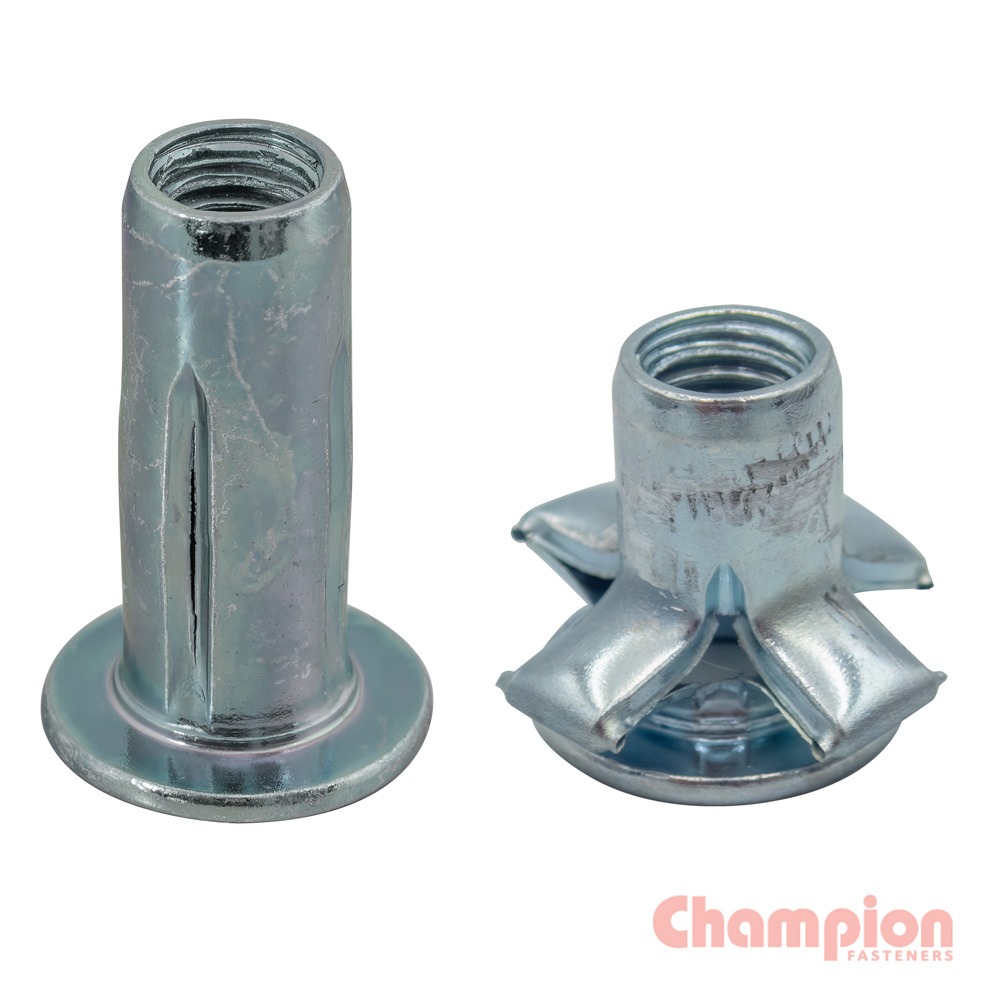 Champion Steel Cross Rivet Nuts - M8