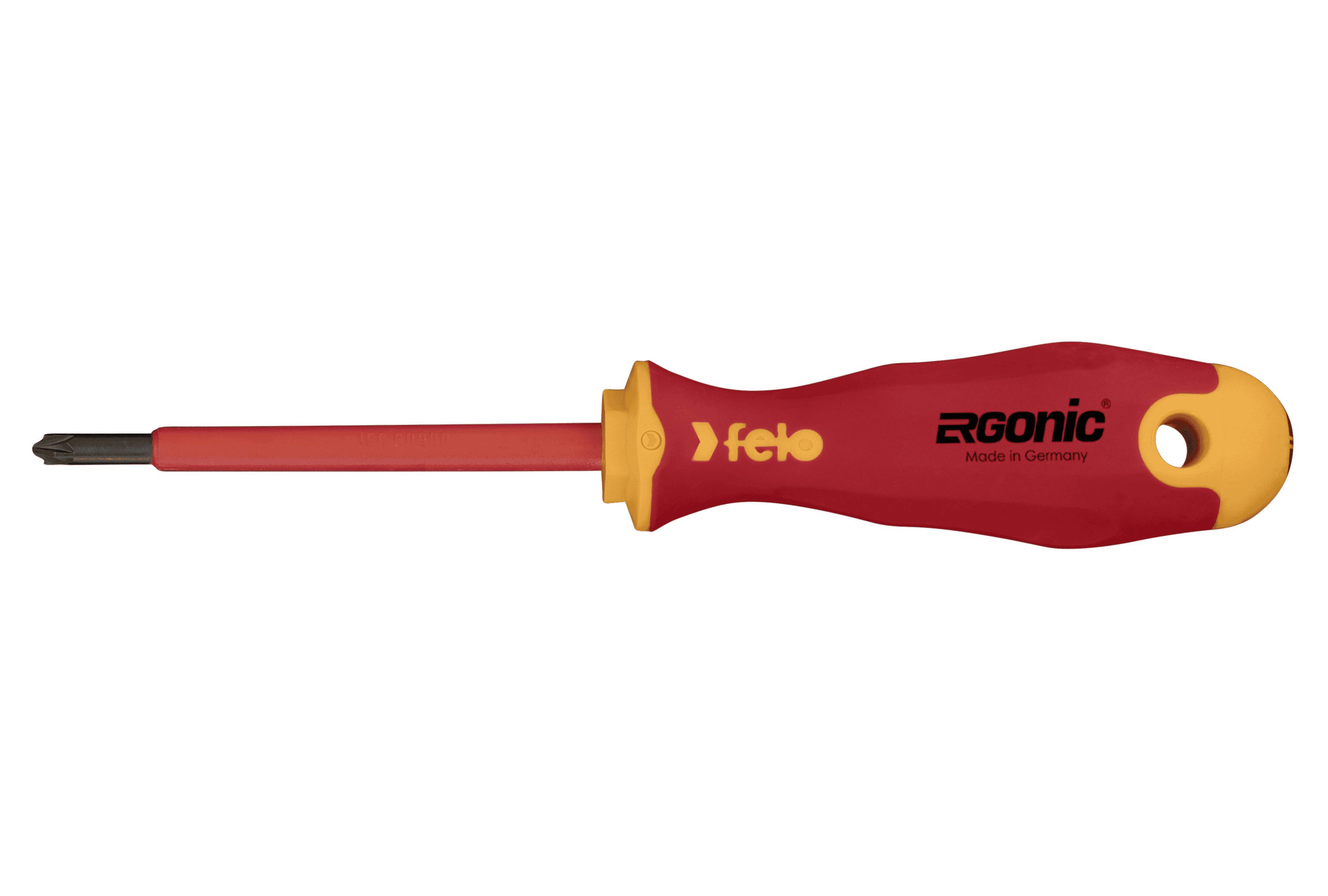Felo 417 Ergonic Plus/Minus Insulated Screwdriver Size Z1 Hardened Tip