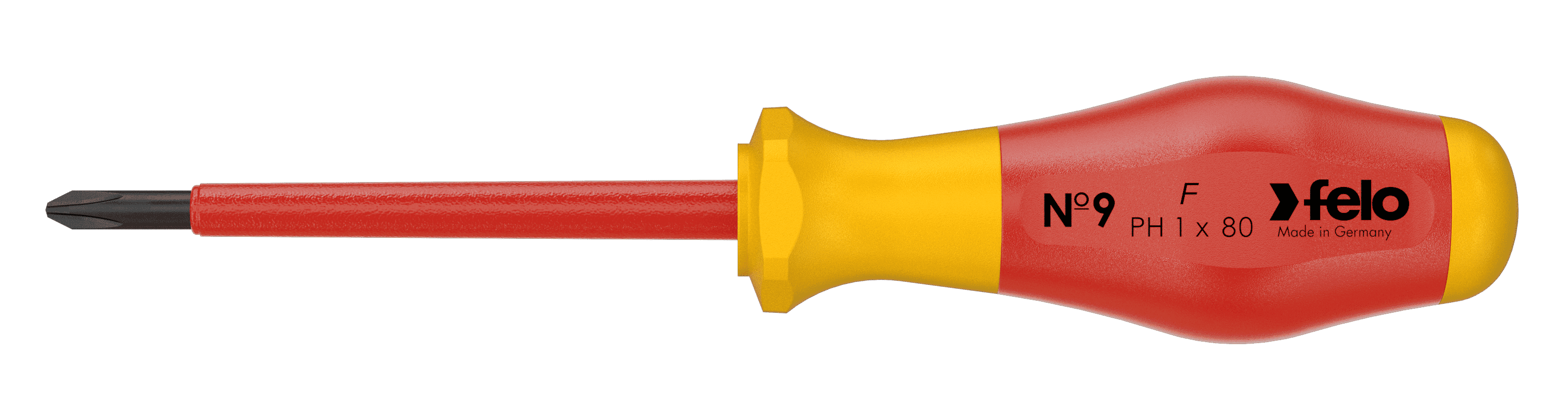 Felo 914 Screwdriver PH 1 x 80mm VDE