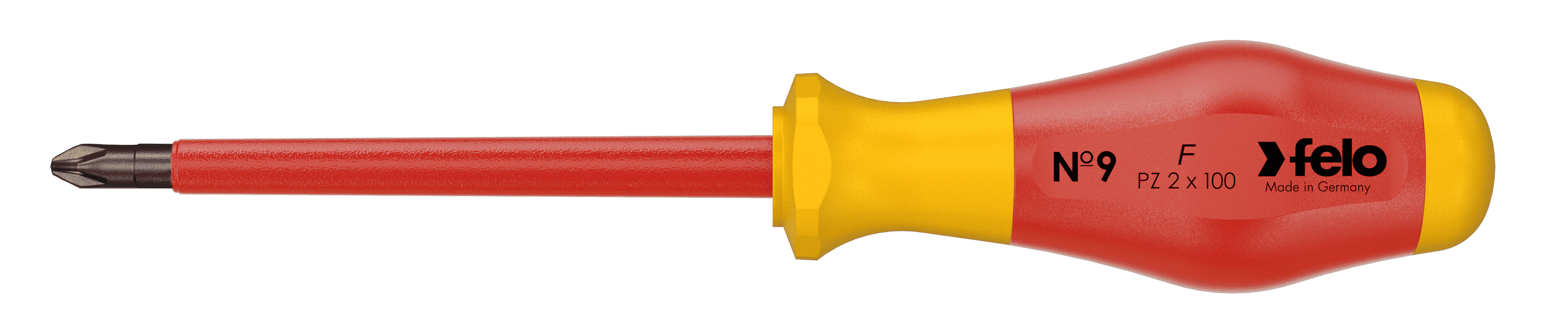Felo 915 Screwdriver PZ 2 x 100mm VDE