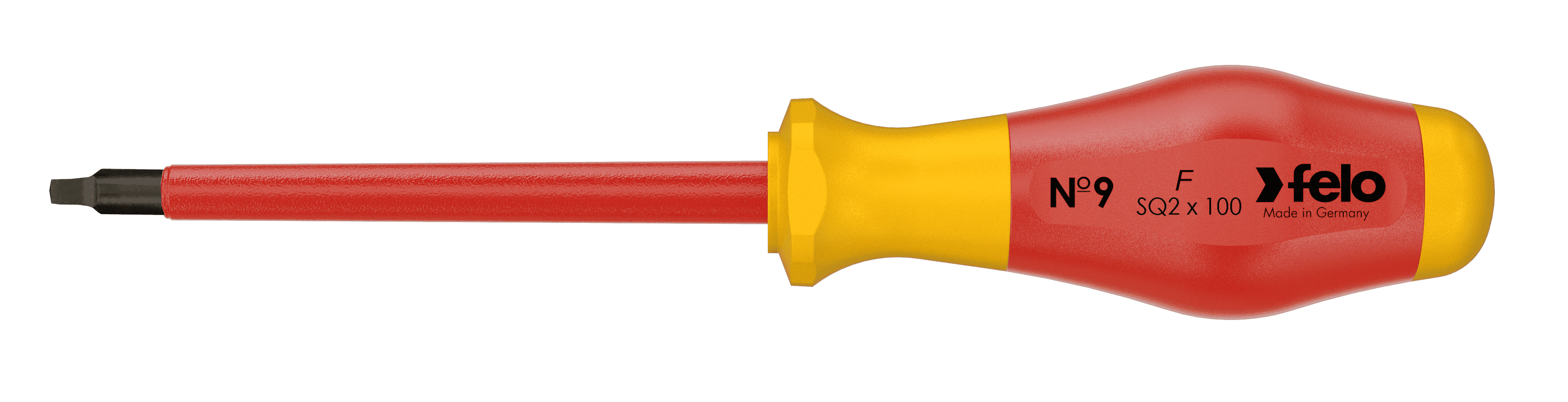 Felo 919 Screwdriver SQ 2 x 100mm VDE