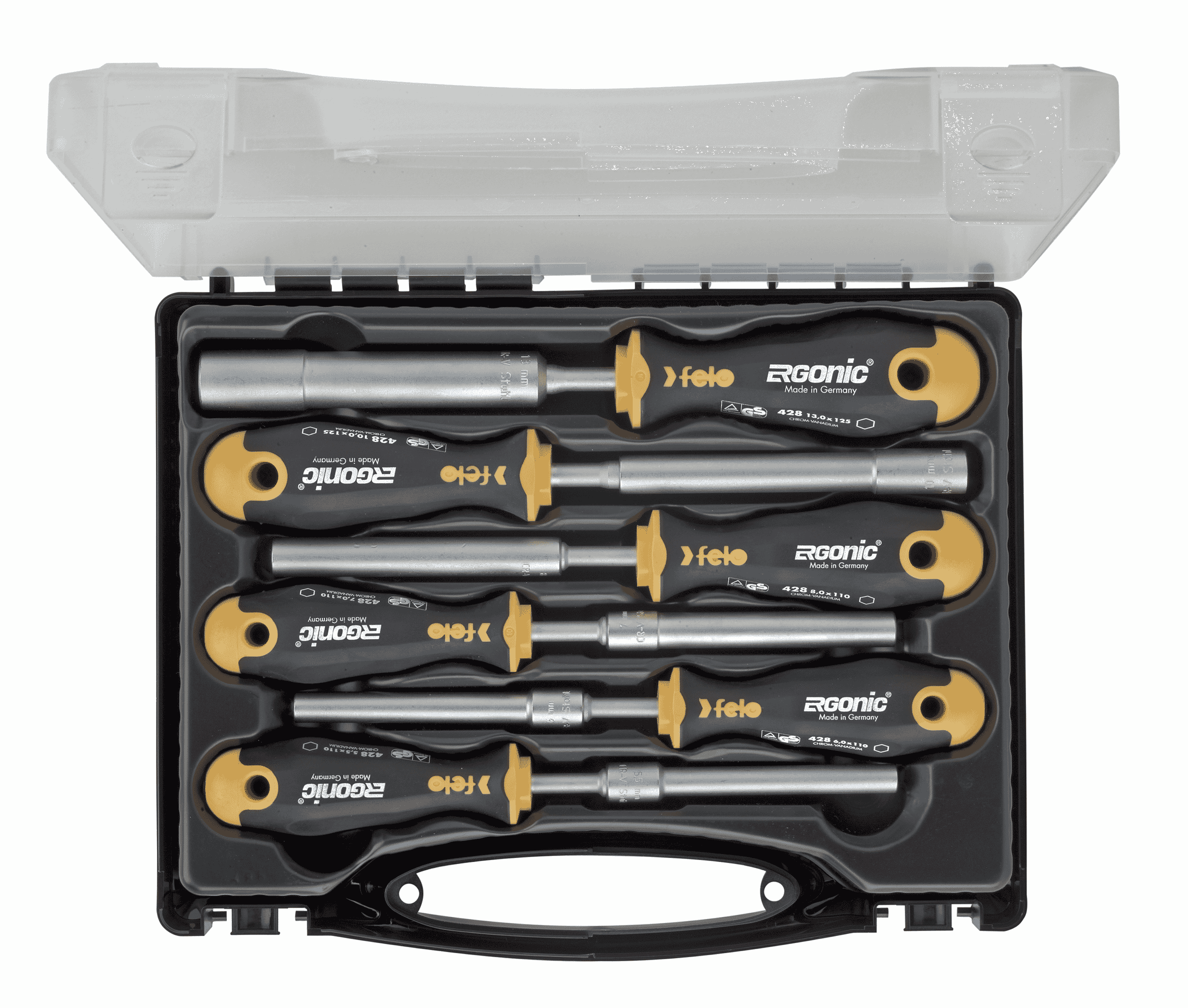 Felo 428 M-Tec Nutdriver Set 6pc