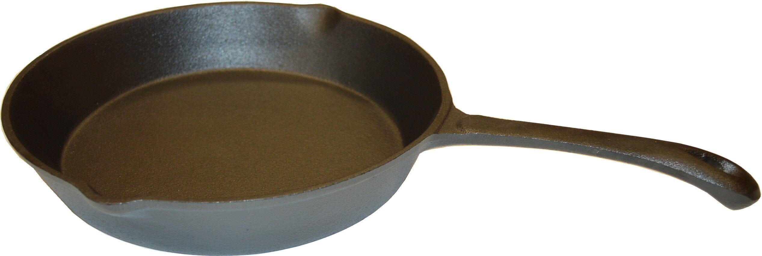 Xcel Cast Iron Frypan Long Handle Round 250mm