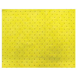 ISL Sorbent Mat - 500 x 400 x 4mm - Chemical (Yellow) - 10pk