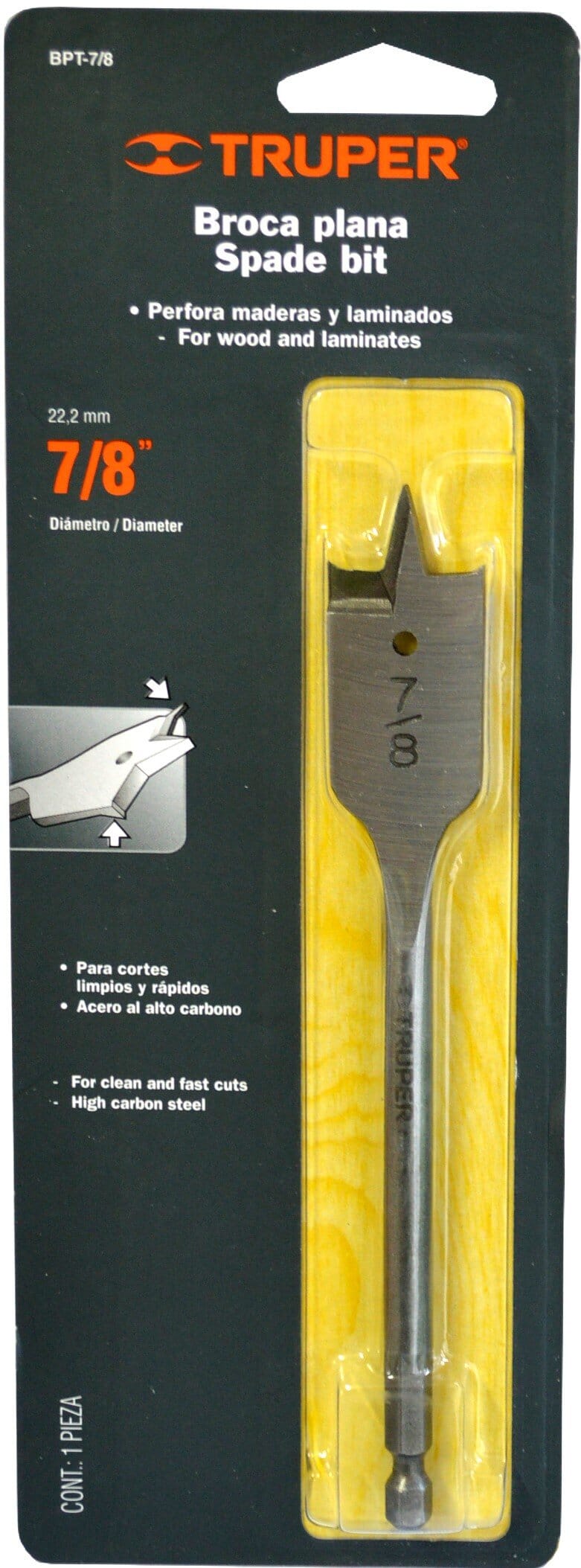 Truper Spade Bit 22mm