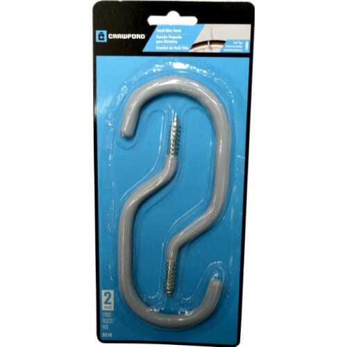 Crawford Screw In Storage Hook Pvc 2pce #SS18