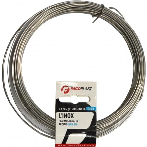 Faco Plast Binding Wire - Stainless Steel 200gm (14m) 1.5mm