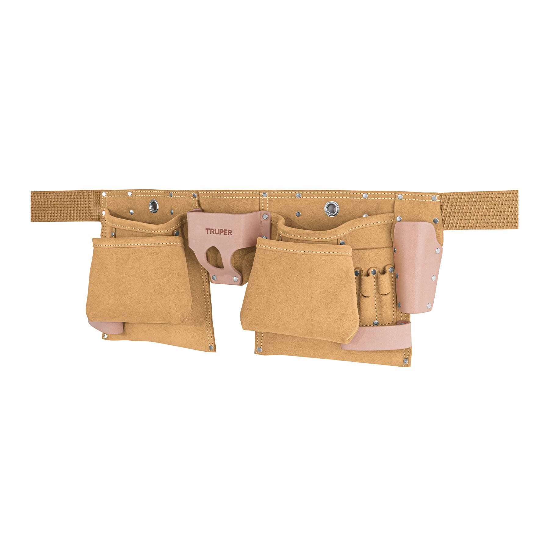 Truper Carpenters Apron 13 Pocket Leather