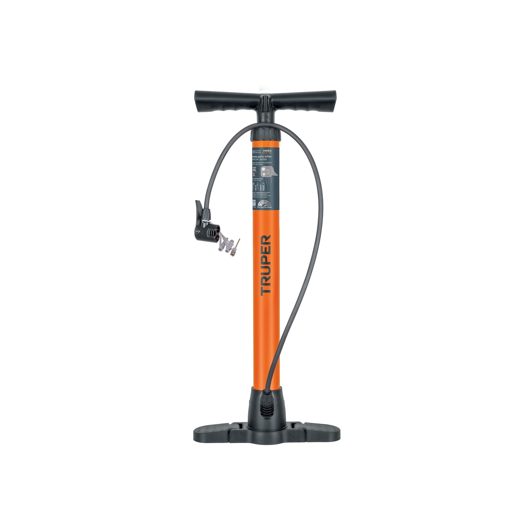 Truper Car Tyre Hand Pump 100psi