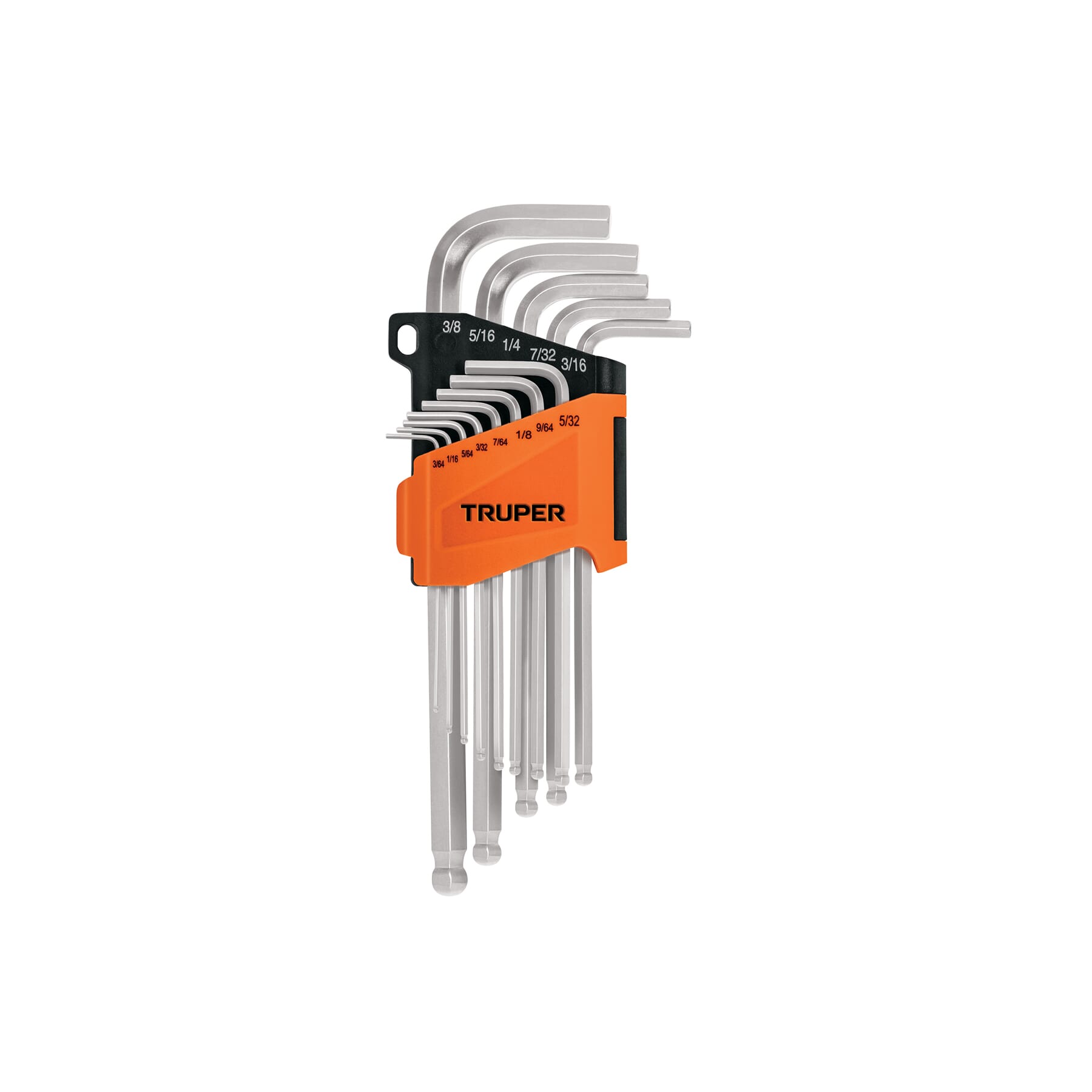 Truper Long Arm Hex Key Set Imperial 13-pce 13645