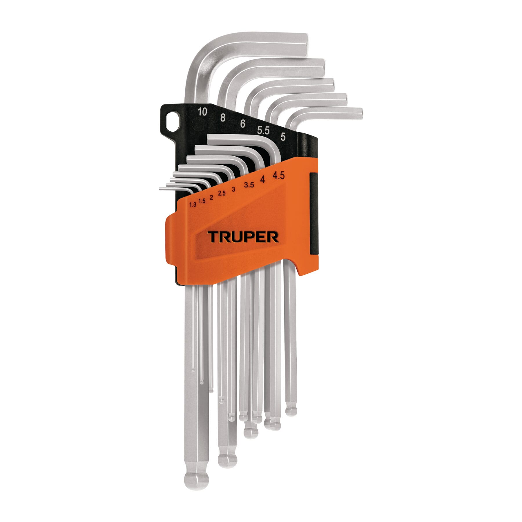 Truper Long Arm Hex Key Set Metric 13-pce 13646