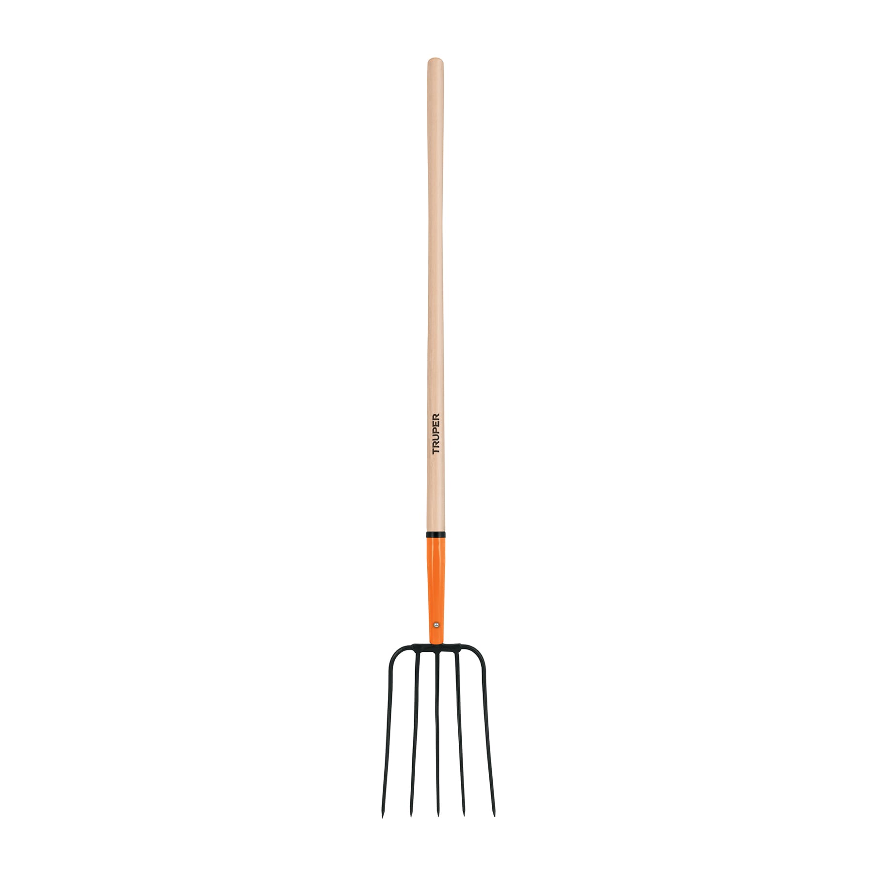 Truper Manure Fork with Long Handle 5-Prong
