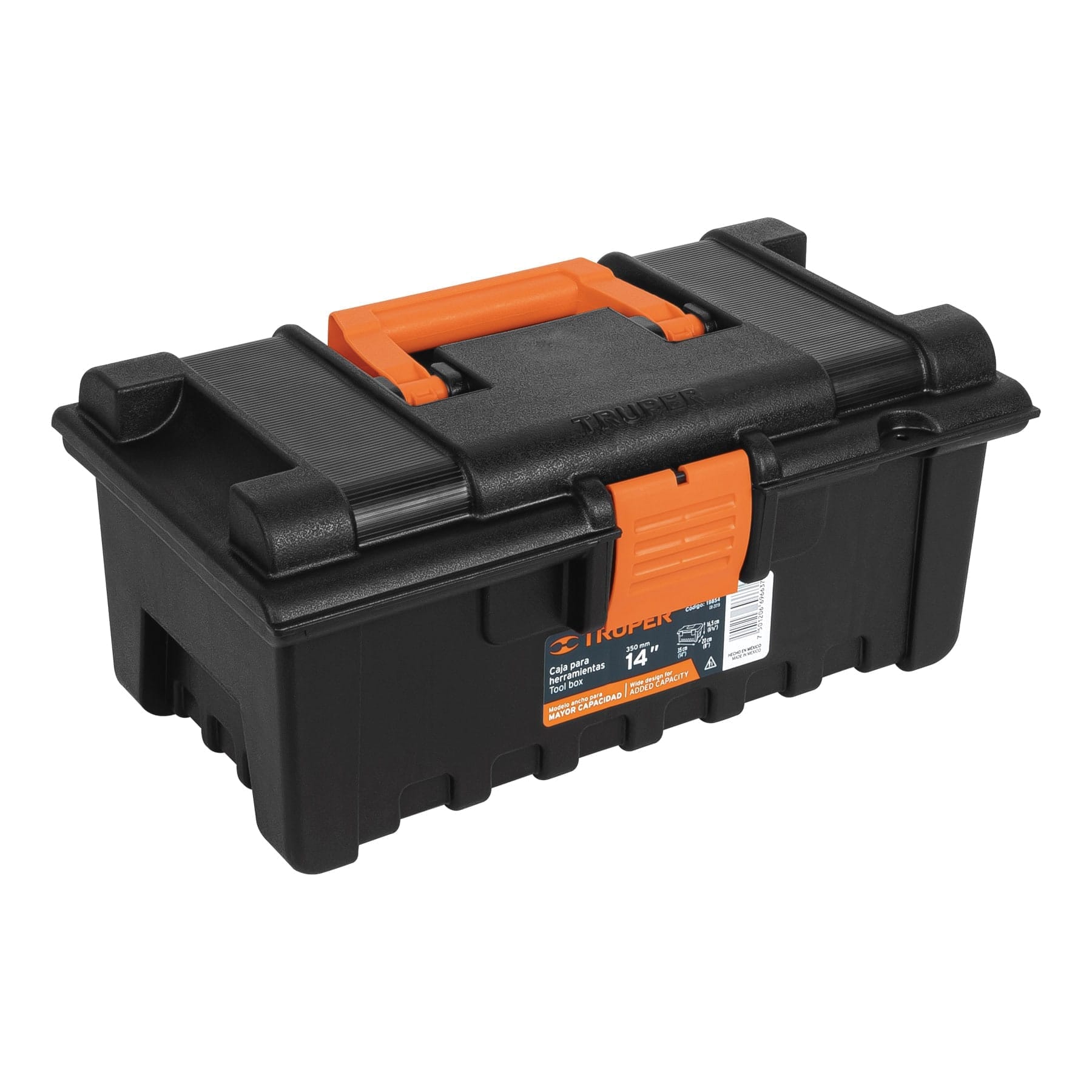 Truper Tool Box Plastic/ABS with Removable Tray 325mm