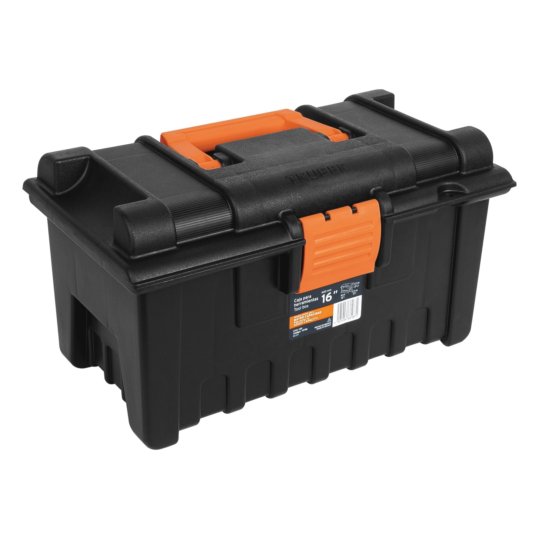 Truper Tool Box Plastic/ABS with Removable Tray 400mm