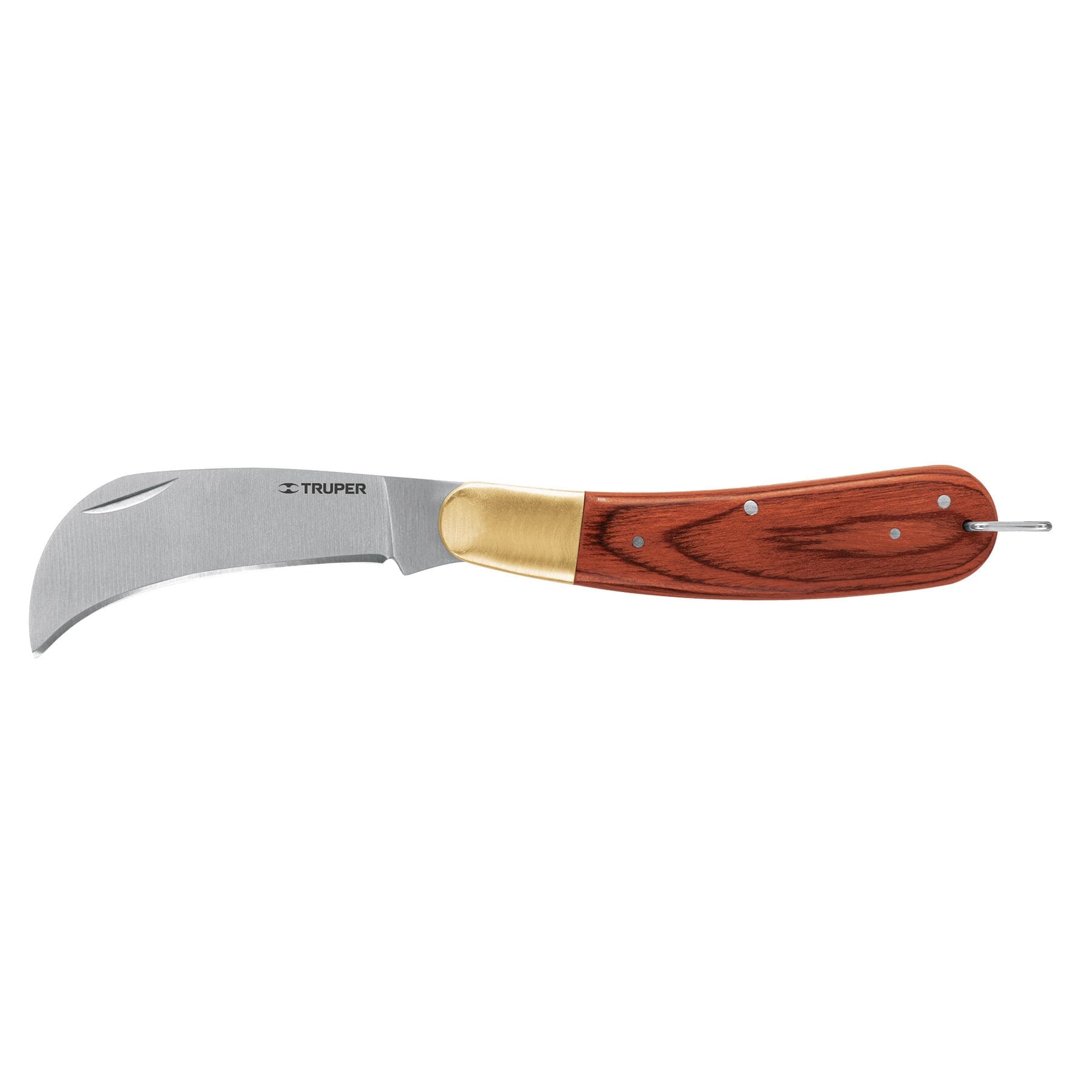 Truper Pocket Knife Curved Blade Electrician-Docking