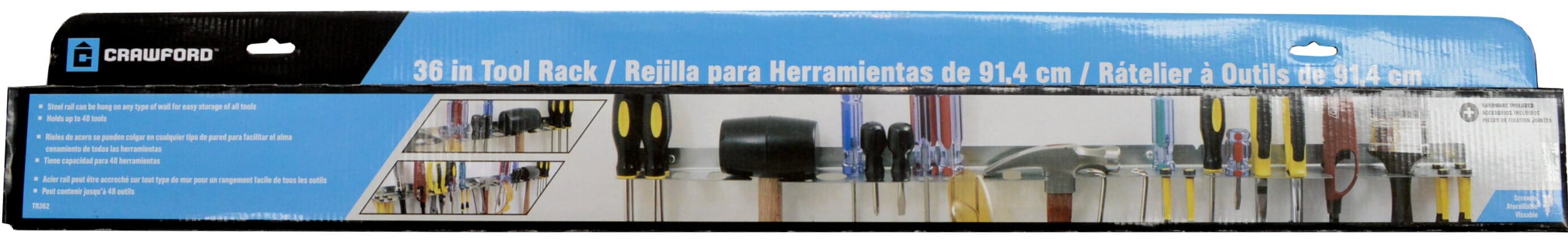 Crawford Mighty Tool Rack #TR362 900mm