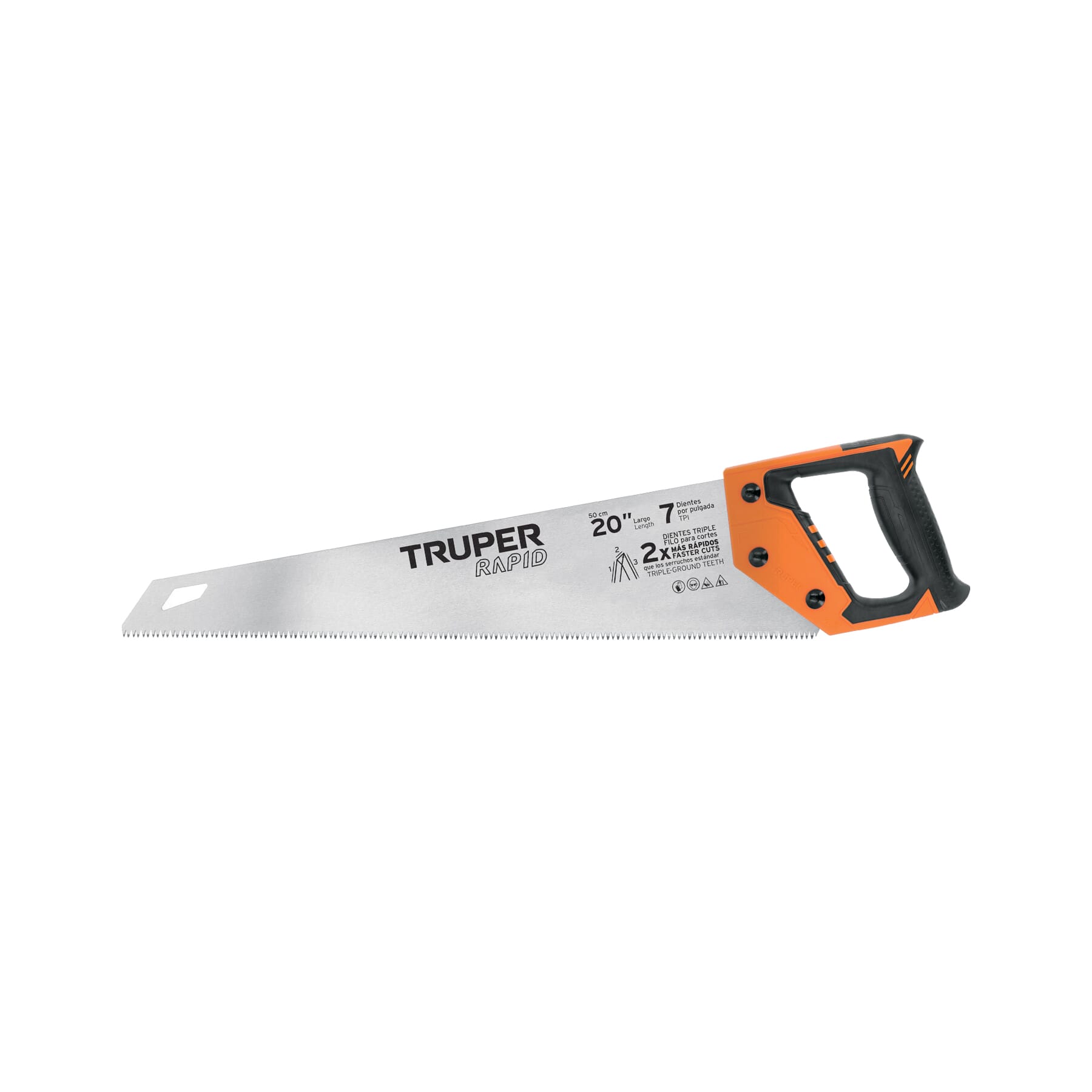 Truper Hand Saw Rapid Cut 7 point 500mm  101869