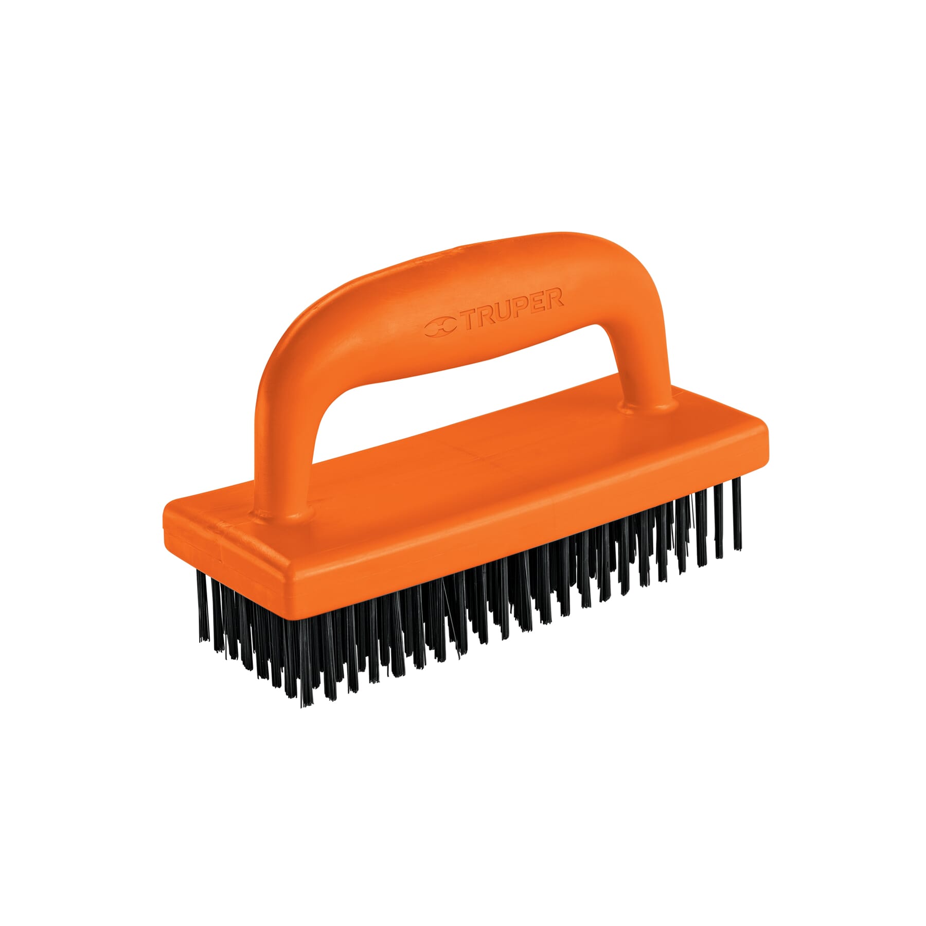 Truper Wire scrub brush with handle -