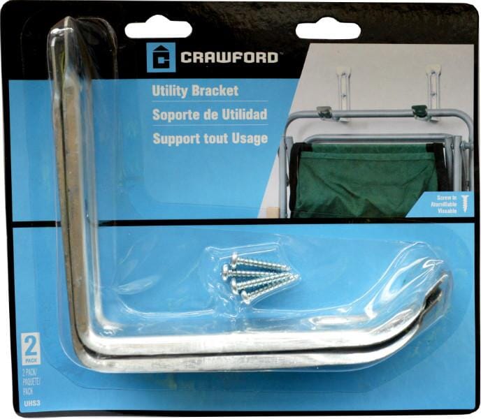 Crawford Wall Utility Hanger Bracket 2pce #UHS3